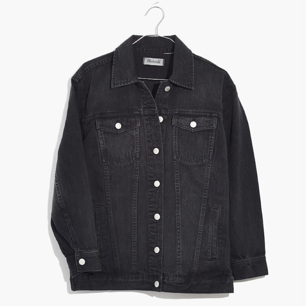 Madewell The Oversized Jean Jacket in Lunar Wash